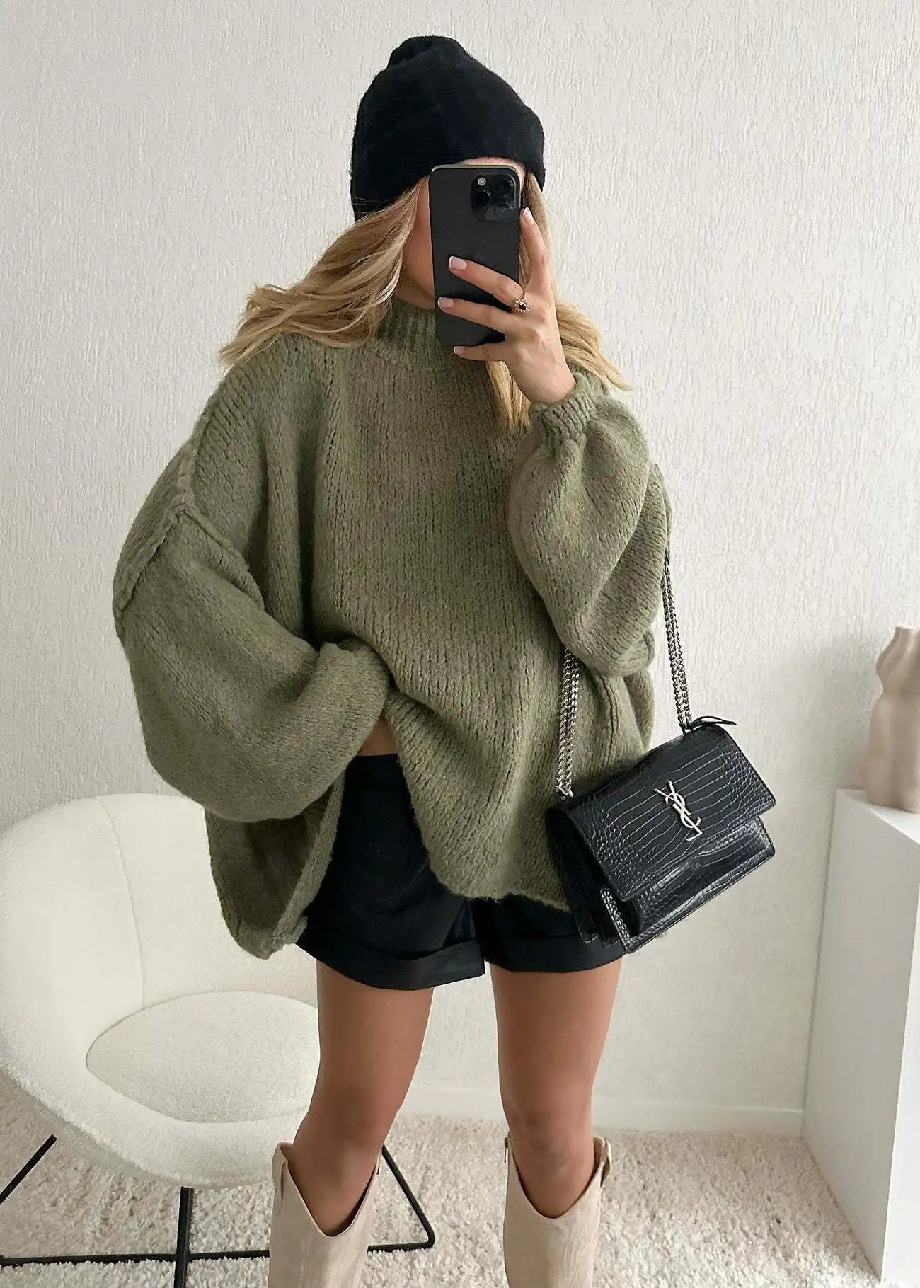 Vintage Oversize Strickpullover